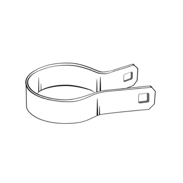 Tension Band, (L) 2-3/8" Pressed Steel or Cast Iron | FG238TBR