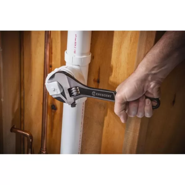 10" Wide Jaw Adjustable Wrench | ATWJ2610VS