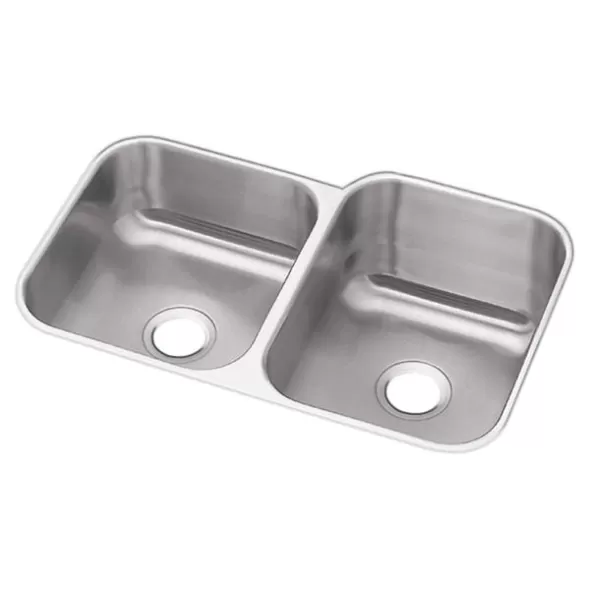 Dayton Undermount Sink, 31" x 20" x 10" Stainless Steel | DXUH312010L