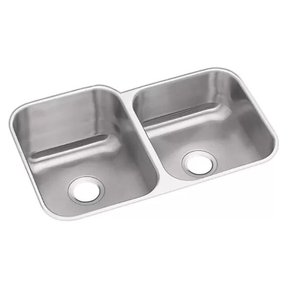 Dayton Undermount Sink, 31" x 20" x 10" Stainless Steel | DXUH312010R