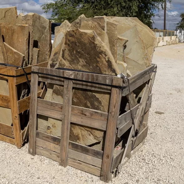 2" Stand-Up Oklahoma Brown, Approximately 80 sq. ft. / ton