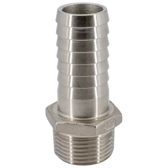 STAINLESS STEEL INSERT X MALE ADAPTER 1-1/4"