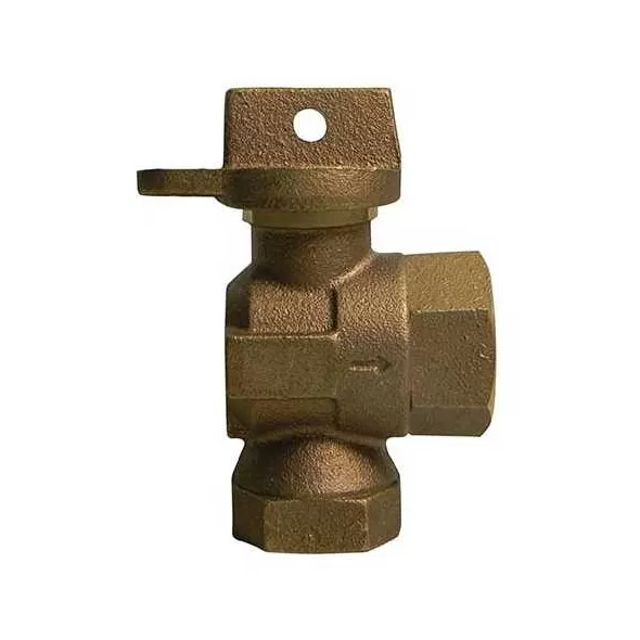 Mcdonald Angle Ball Curb Stop Valve 1" FNPT x FNPT | 5149-297
