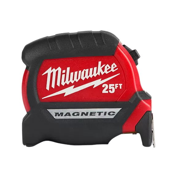 Compact Wide Magnetic Blade Measuring Tape 25' | 48-22-0325