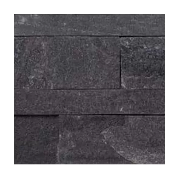 BROKENFACE CORNER TITANIUM QUARTZITE 6 X 24