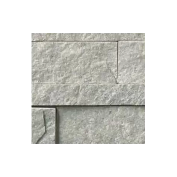 SPLITFACE PANELS WHITE QUARTZITE 6 X 24