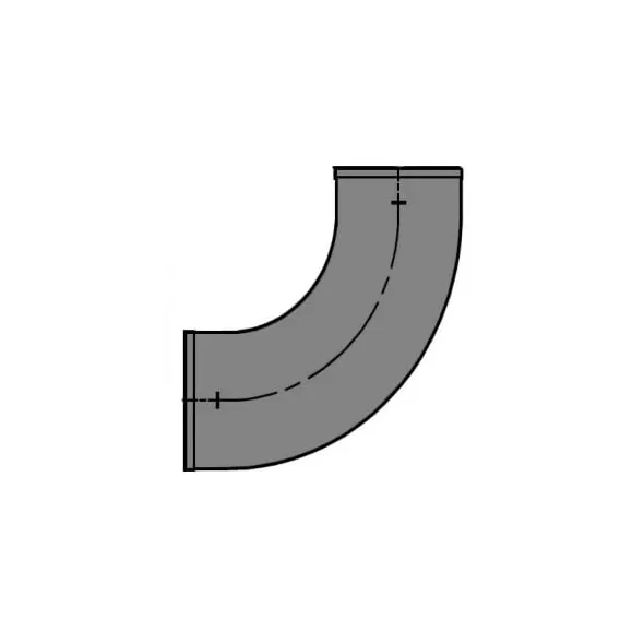 90 Degrees Short Sweep Elbow, 3" No-Hub Ductile Iron | 7128