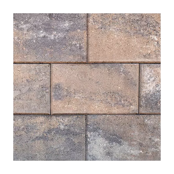 NICOLOCK VERONA WALL CONT SOUTH BAY BLEND - CONTEMPORARY/NON-TUMBLED - 96 EA/ PALLET - 3 EA/ SF - 8 LR/ PALLET 4" X 12" X 8"