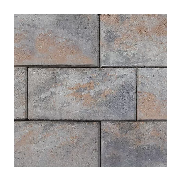 Nicolock Verona Wall Westchester Blend Tumbled - 96 Ea/ Pallet - 3 Ea/ Sf - 8 Lr/ Pallet 4" X 12" X 8" |  VER WEST