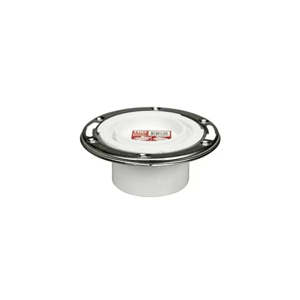 Knockout Closet Flange, 4" X 3" PVC | 884-PTM