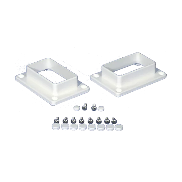 Slotted Handrail Bracket Kit, (L) 3.5" x (H) 2" | 1219W