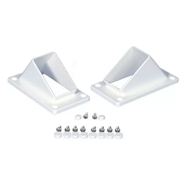 Slotted Handrail Bracket Kit, (L) 3.5" x (H) 2" | 1276W