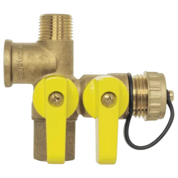 Webstone Ball Valve Brass 1/2" Full Port Forged | 41672