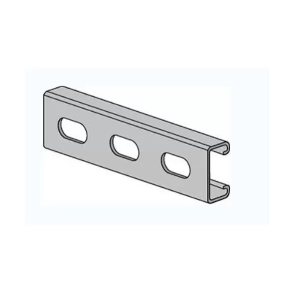 Elongated Hole Channel, 1-5/8" X 13/16" X 14 Ga | 2400602831