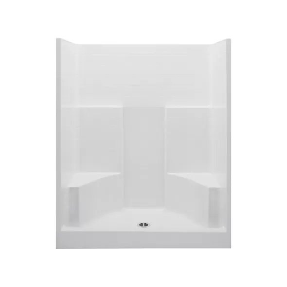 Everyday Series Center Drain Tub Shower, Acrylic | 1603CTGN-WH