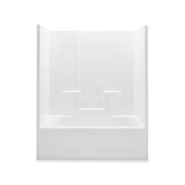 Everyday Series Left-Hand Drain Tub Shower, Acrylic | 2603CTWL-WH