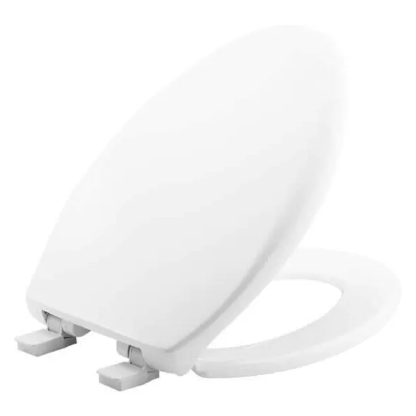 Slow-Close Toilet Seat, Plastic White | 7B1200E4000