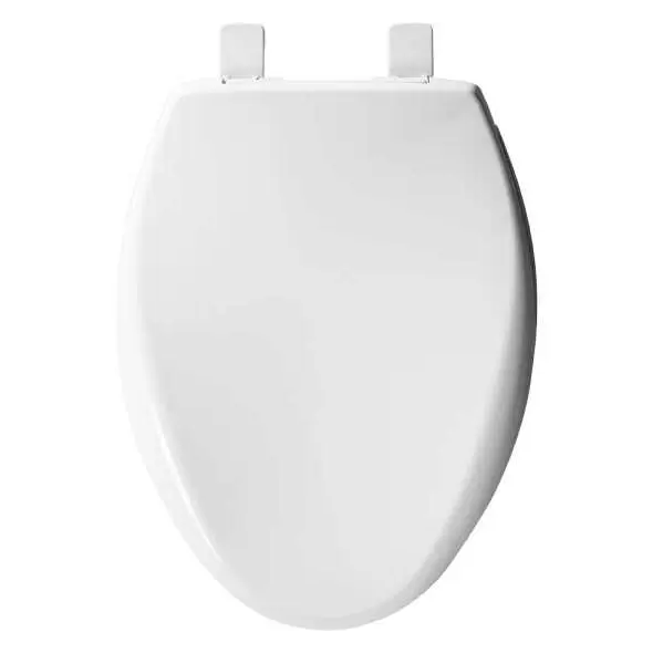 Slow-Close Toilet Seat, Plastic White | 7B1200E4000