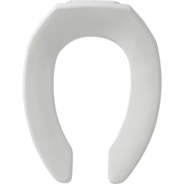 Open Front Toilet Seat, Plastic White | 7B1955CT000