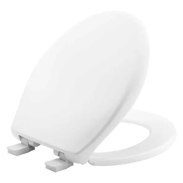 Slow-Close Toilet Seat, Plastic White | 7B200E4000