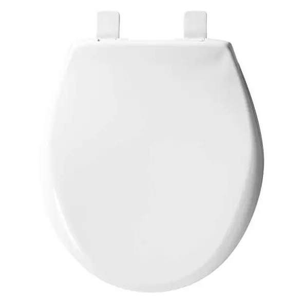 Slow-Close Toilet Seat, Plastic White | 7B200E4000