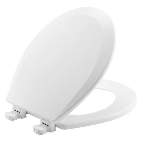 Wood Closet Toilet Seat, Plastic White, Cover | 7B500EC000