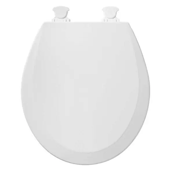 Wood Closet Toilet Seat, Plastic White, Cover | 7B500EC000