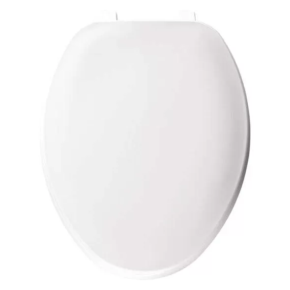 Beneke Residential Toilet Seat, Molded Wood White Cfwc Elongated Paint | EM30TM