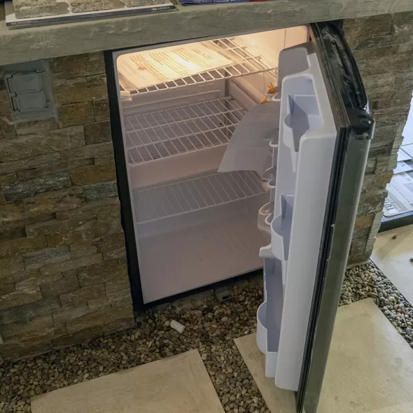 Blaze Fridge, Outdoor Rated, 3.2 Cubic Ft., 15"