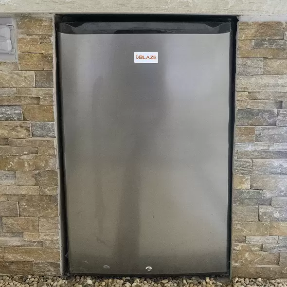 Blaze Fridge, Outdoor Rated, 3.2 Cubic Ft., 15"
