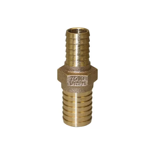 BRASS INSERT COUPLER LEAD FREE BRONZE - LEAD FREE 3/4" X 1" | RBCPNL7510