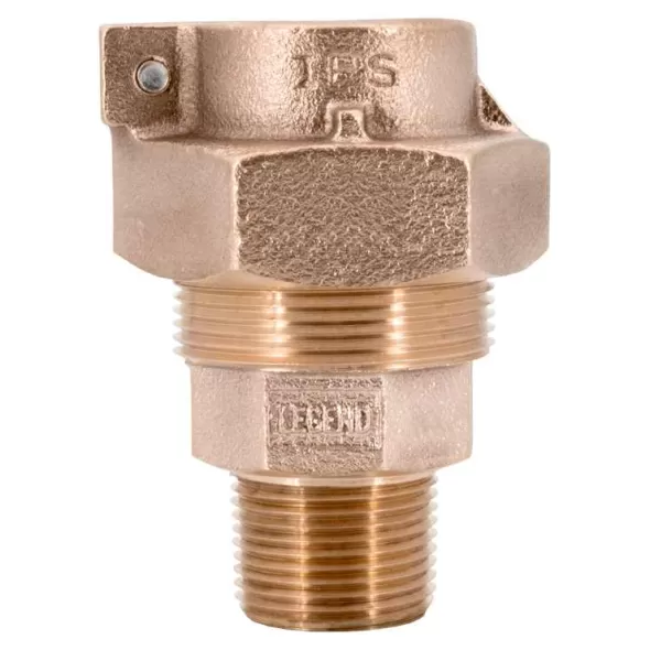 LEGEND STRAIGHT COUPLER PEP COMP X MNPT 1" T4320NL LEAD FREE (PACK JOINT) 1"
