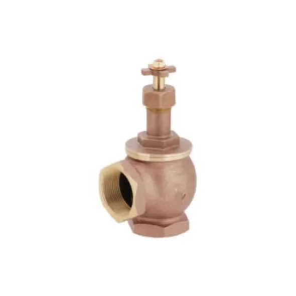 Matco Brass Lead Free Angle Globe Valve 1" IPS | 240T05LF
