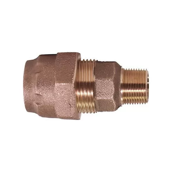 Adapter 1" Lead Free Brass, Ranger Compression x MIP, Mac-Pac | 5196-003