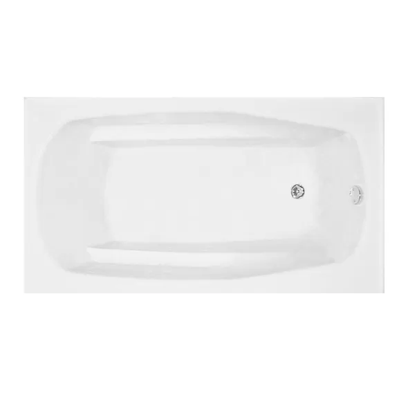 3260TFS PRO-FIT Left-Hand Bathtub, Fiberglass Soaker Tub White | 6653 3260TFS