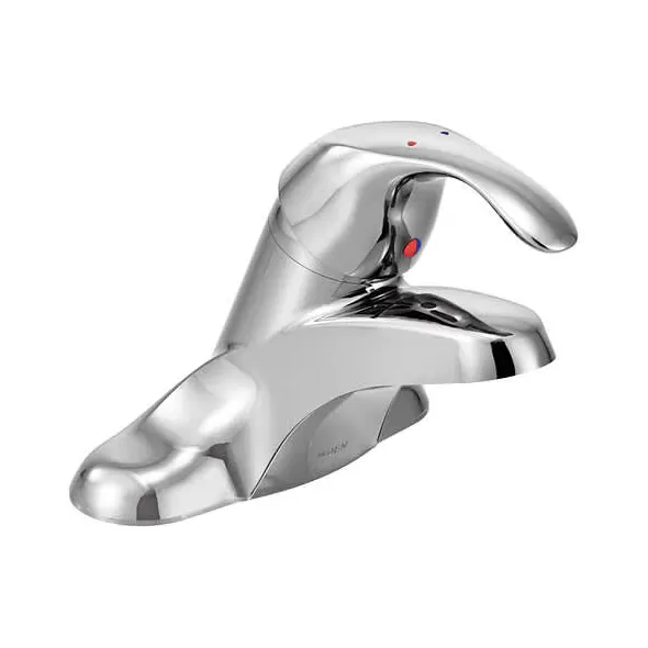 M-Bition 1-Handle Lavatory Faucet, Metal Lav Lr Tl 1/2 Chr | 8430