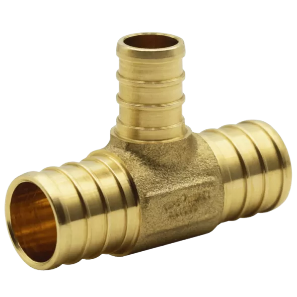 Tee 1-1/4" X 1" X 1", Lead Free Brass PEX | 460-221NL