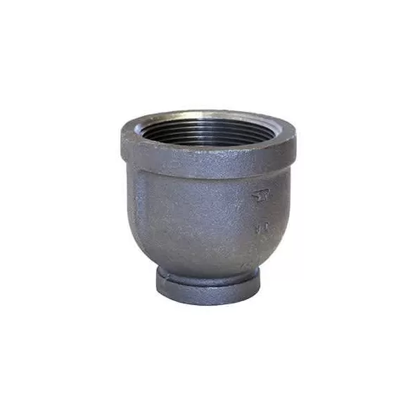 Domestic 90 Degrees Reducing Elbow, 3/4" x 1/2" Female x Female Ductile Iron Black | 310086004