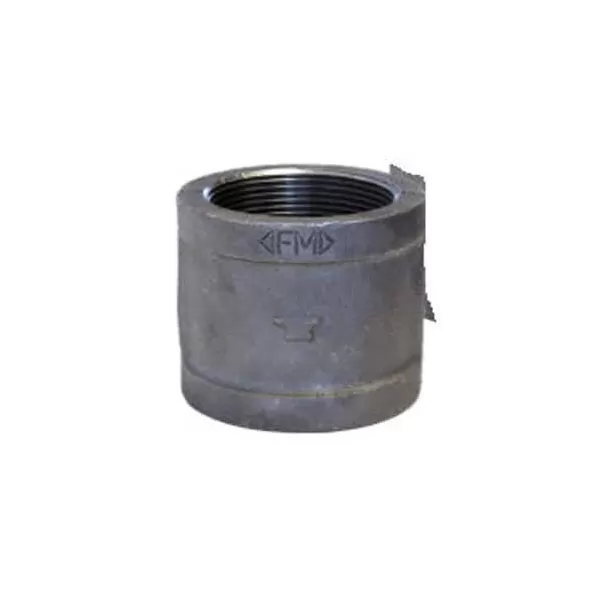 Domestic Coupler, 1/2" Female x Female Ductile Iron Black | 310080205