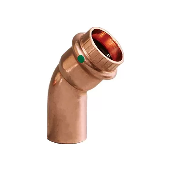 45 Degrees Elbow, 1" x 1" Press x Street Copper ProPress | 77058