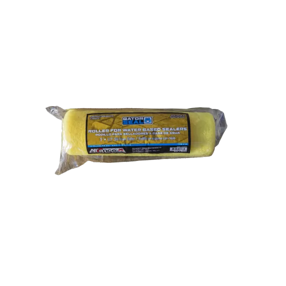 Gator Yellow Roller, 9", for Water Based Sealer, 12 ea / bx, 288 ea / pallet