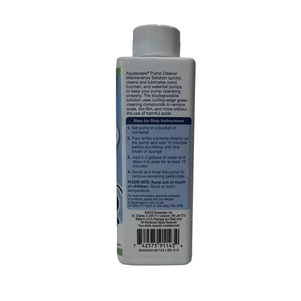 Aqs Pump Cleaner Solution 8 Oz