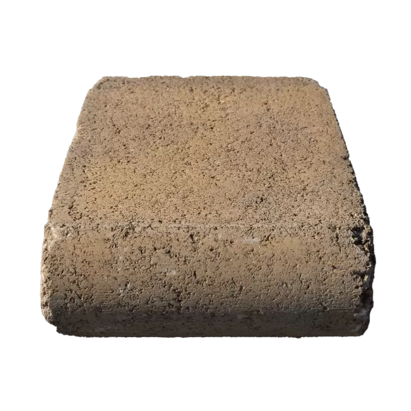 Bullnose Tread, Hickory, Weathered Concrete
