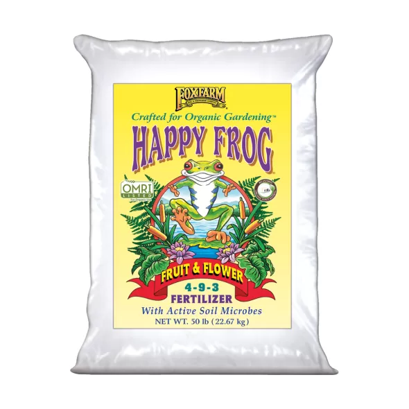 FoxFarm Happy Frog&reg; Fruit & Flower Fertilizer, 50 lb bag