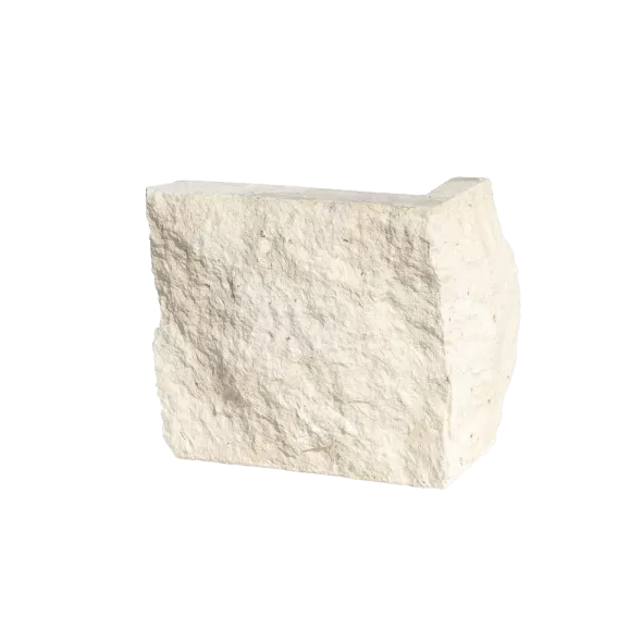 Cream Limestone Chop STB, Thin Veneer Corners, 4", 6", 8", 100 sq. ft./pallet