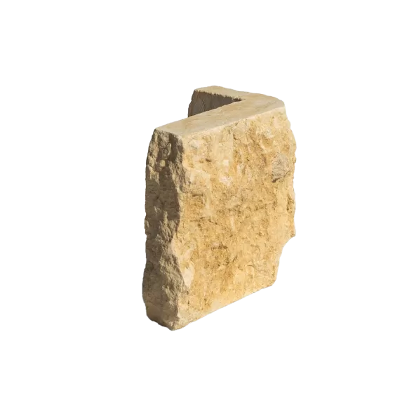 Nicotine Limestone Chop STB, Thin Veneer Corners, 4", 6", 8", 100 sq. ft./pallet