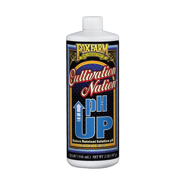 FoxFarm Cultivation Nation&reg; pH UP, 1 qt, case of 12