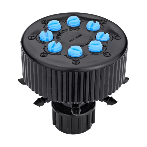Raindrip Adjustable Eight-Outlet Bubbler
