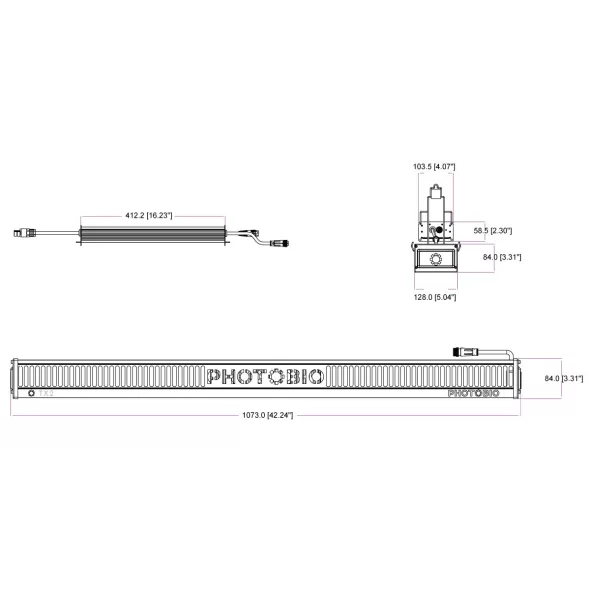 PHOTOBIO TX2 LED, 800W, 200-480V S5, (NO CORD)