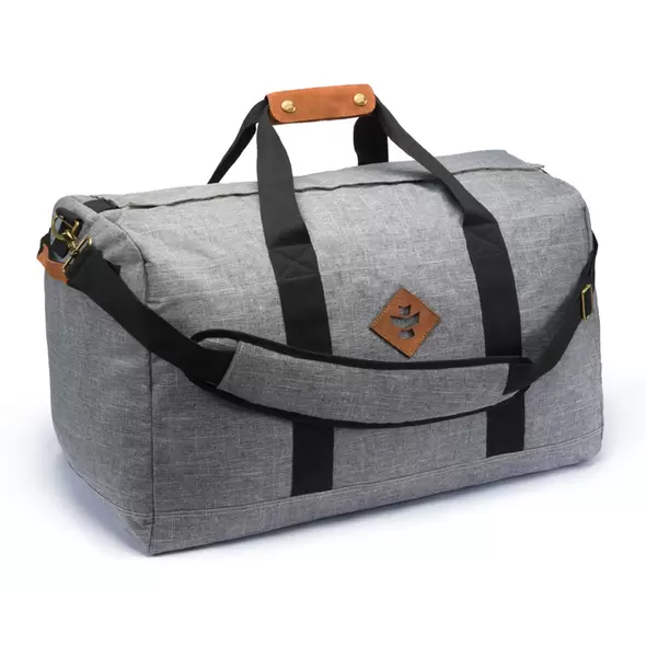 Revelry Supply The Around-Towner Medium Duffle, Crosshatch Grey
